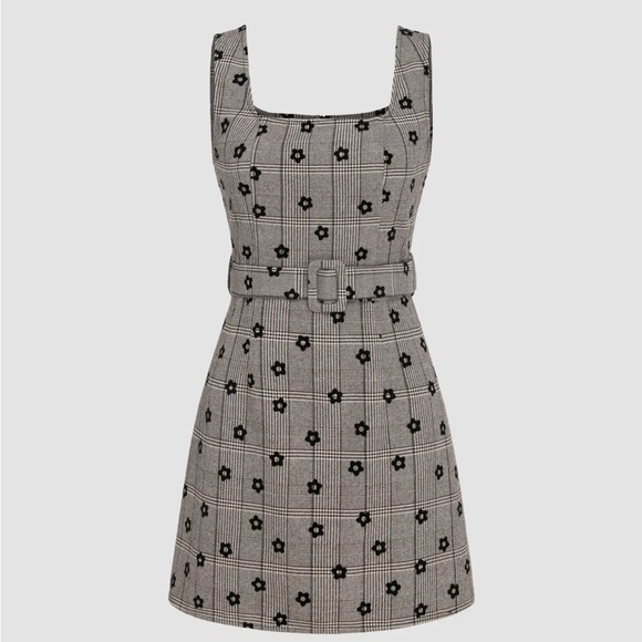 Cider Dresses & Skirts - Cider Belted Plaid Dress